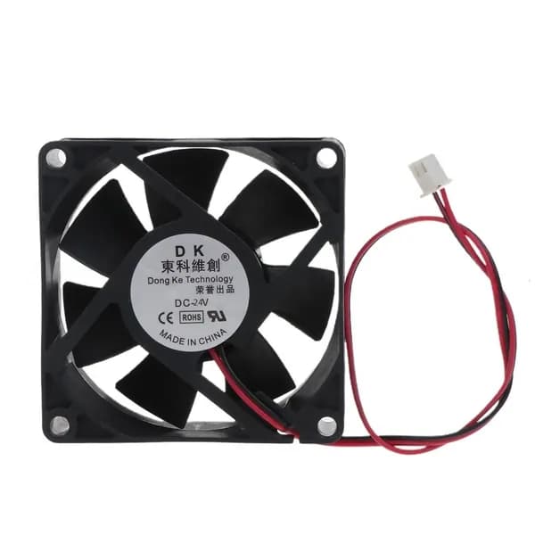Вентилятор охлаждения для компьютера 70мм DC Brushless XH2.54 2Pin PWM, 24V