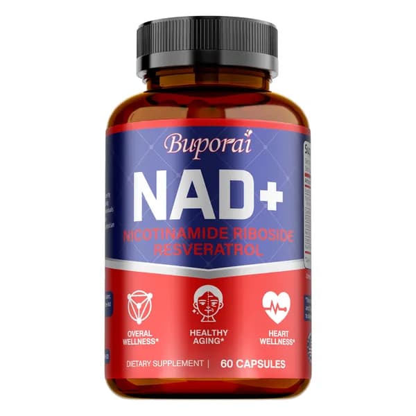 Биологически активная добавка Buporai NAD+ разработана для улучшения общего состояния здоровья путем поддержки выработки клеточной энергии.