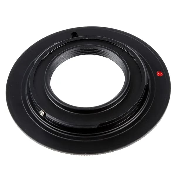 Адаптер для крепления объектива C-mount - Micro Four Thirds (Olympus, для Panasonic) на корпус камеры. Адаптер C-M4/3 (черный).