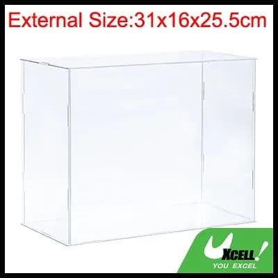 Витрина UXcell 31x16x25.5см акриловая прозрачная для коллекций