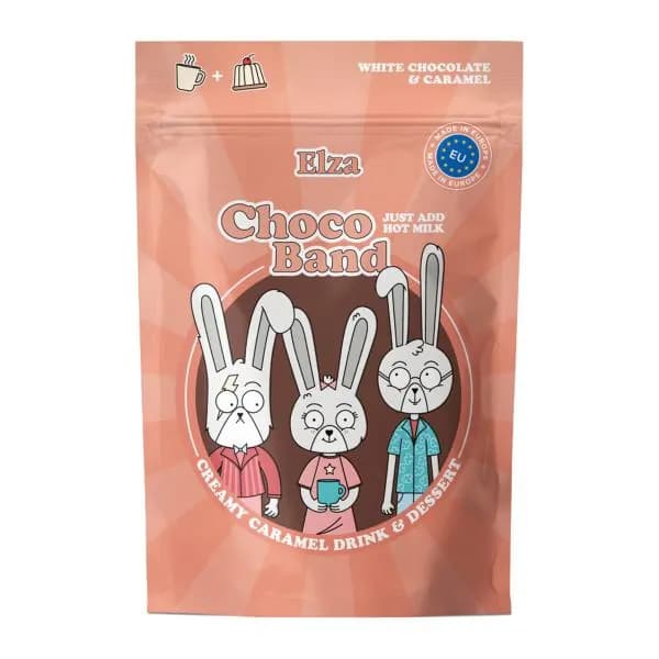 Напиток с добавлением шоколада Elza Choco Band Creamy Caramel 200г