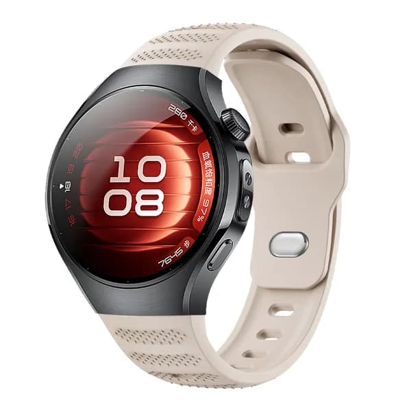 Спортивный силиконовый ремешок Для Huawei Watch 5 42mm, Форма в горошек, Водонепроницаемый ремешок