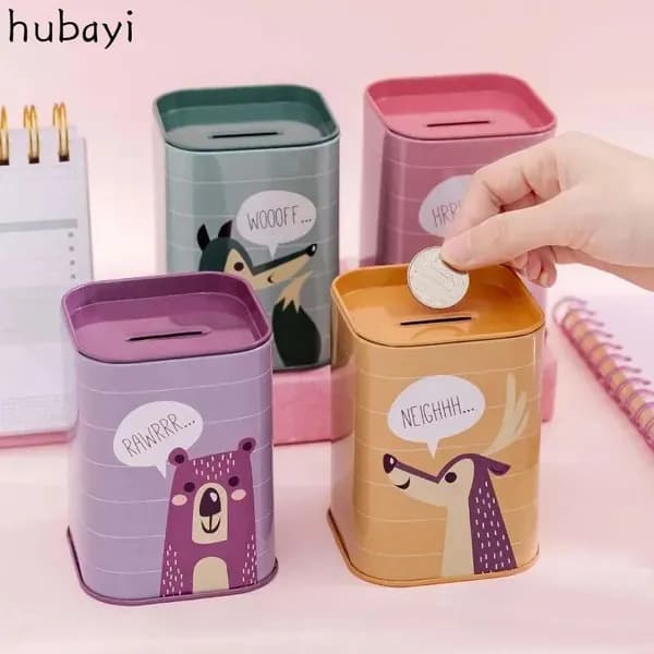 Копилка для денег, 8х10.5 см, 1 шт