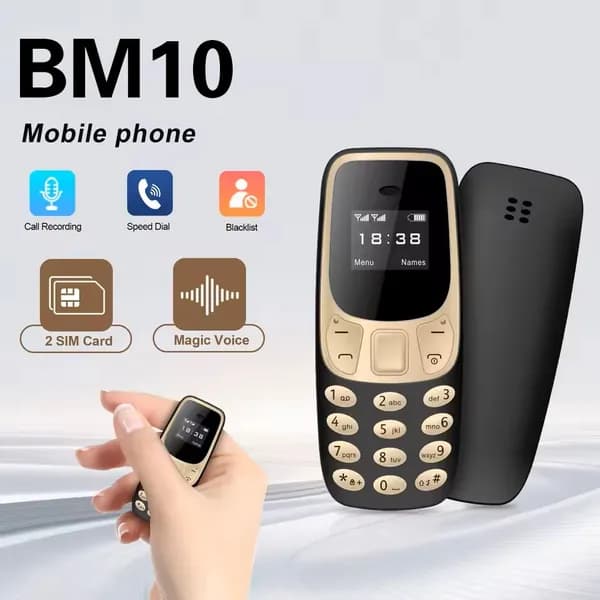 Мобильный телефон BM10, светло-розовый
