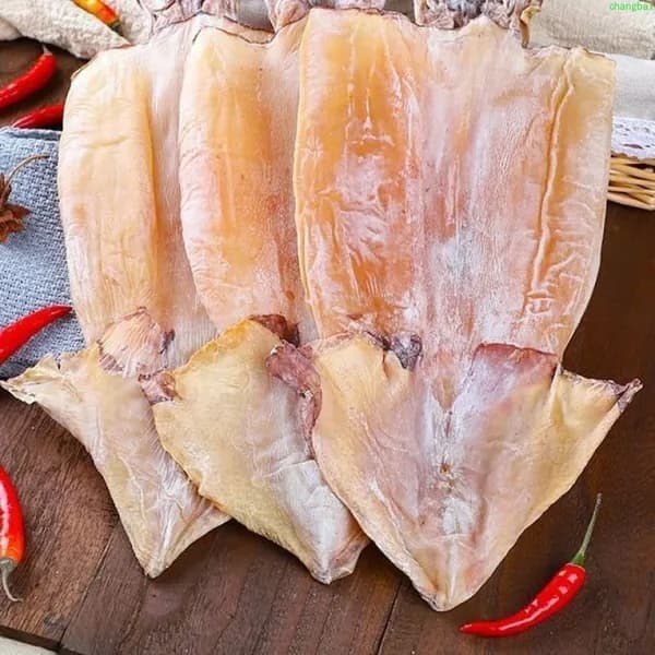 Вяленый кальмар 90% сухости без головы для гриля и закусок, натуральный сушеный морепродукт 2026