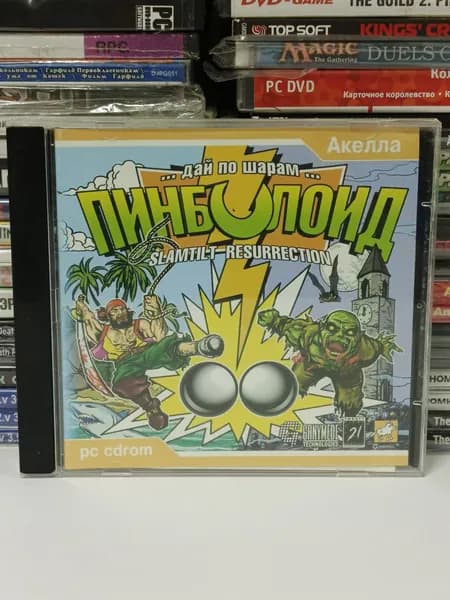 Видеоигра для ПК Пинболоид / Slam Tilt Resurrection 2002 PC CD