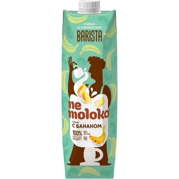 Напиток соевый Nemoloko Barista Банан 1 л