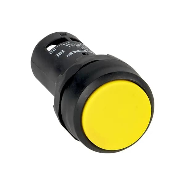 Кнопка управления EKF SW2C-11, желтая, б-п, 1з 1р, IP54