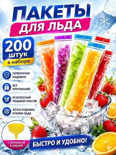 Форма для льда, 200 шт