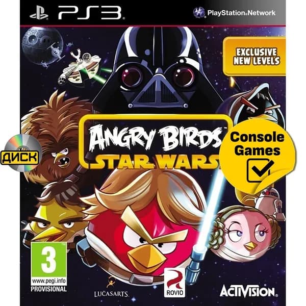 Игра PS3 Angry Birds: Star Wars для PlayStation Move (PlayStation 3, Английская версия)