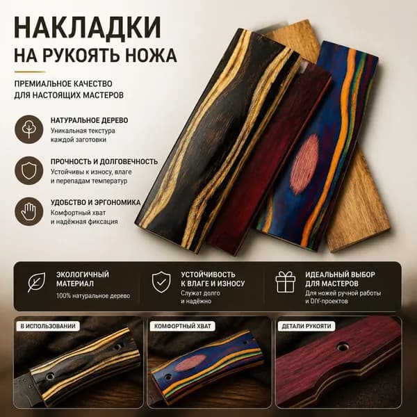 Цветная ламинированная заготовка из березы с смолой для рукоятки ножа, размер 120 40 10 мм /160 50 10 мм, продается по одной штуке, материал для DIY