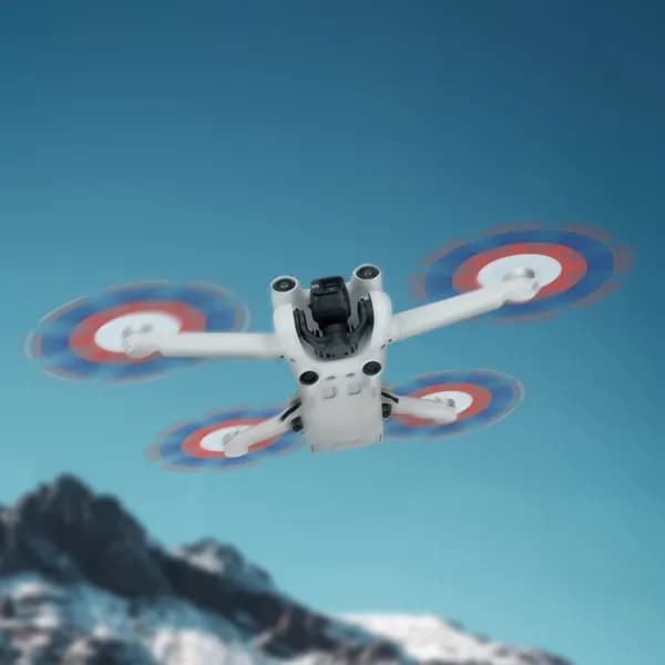 Пропеллеры для DJI Mini 3 Pro, лёгкие, бесшумные, быстросъёмные, трёхцветные (красный, белый, синий)