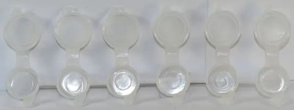 JAS Баночка для хранения и колеровки краски, 2,5 мл, герметичная крышка, набор 6 шт.,