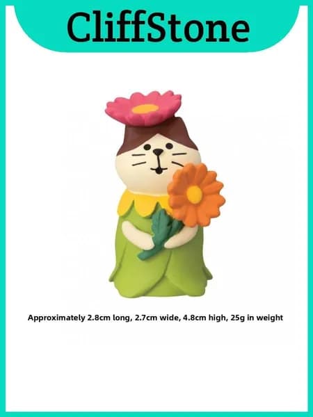 фигурка кошки из смолы alice garden для домашнего декора стиль и