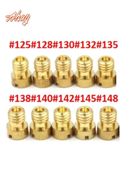 10 Шт. Форсунок Карбюратора Для Ведра Скутера PE24/26/27/30 Halma CG-125, Главный Жиклер
