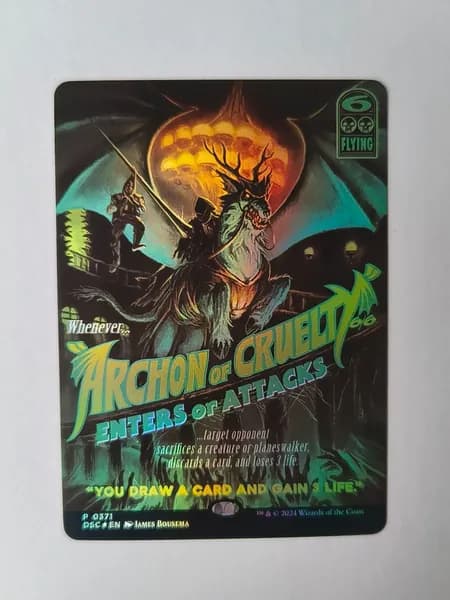 Портативные карты MTG Звездные войны двусторонние фольговые карты Архон жестокости
