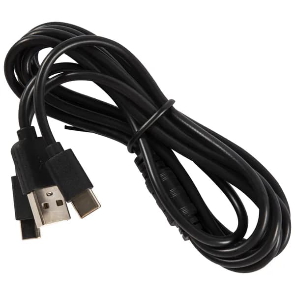 Зарядный кабель для геймпада P5 USB - Type-C/Зарядный кабель для игровой приставки/Геймпад зарядка (2 метра)/Провод для зарядки черный (HS-PS5601)