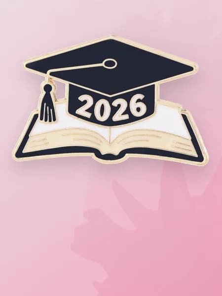 Брошь-булавка Выпуск 2026 , - 4