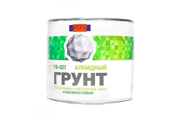 Грунтовка по металлу VIRTUOSO ГФ-021 серая 2,4 кг 11588629