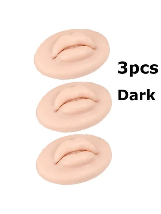 Тренировочные губы силиконовые, 3шт, Dark
