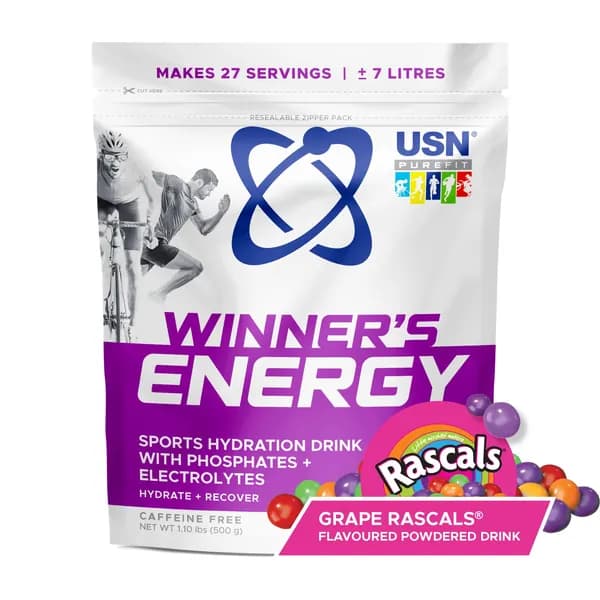 USN Winner's EnerG 500 г Изотоник со вкусом винограда