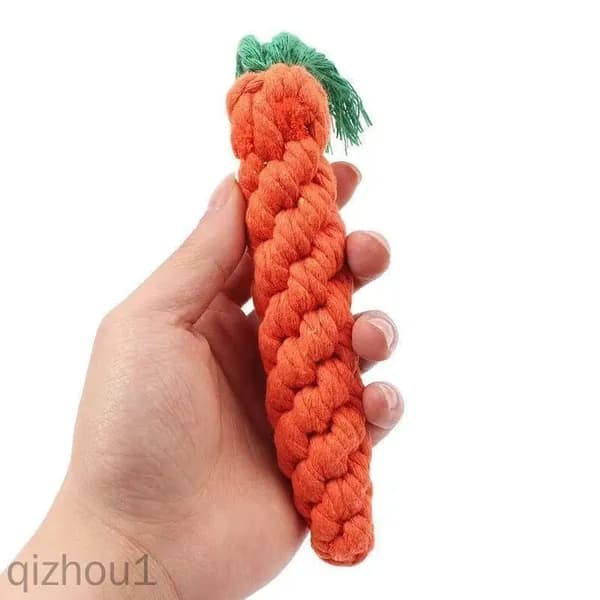 Прочная жевательная игрушка из хлопкового каната, созданная для мелких и средних пород собак