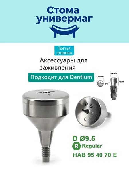 Формирователь десны для макета, совместимые с Dentium HAB 95 40 70 E