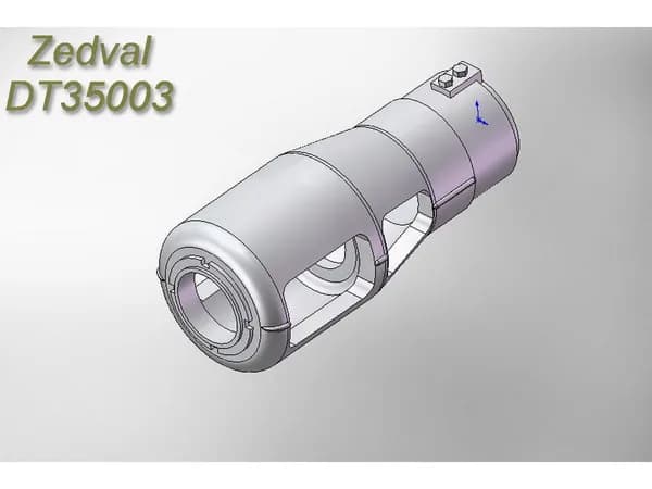 Zedval DT35003 Дульный тормоз для модели СУ-76