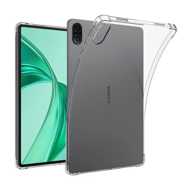Прозрачный чехол для Honor Pad X8A/X9 11" Тонкий легкий устойчивый к царапинам силиконовая резина TPU прозрачная крышка