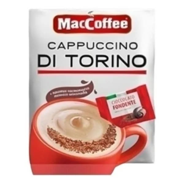 Кофейный напиток MacCoffee Cappuccino di Torino с шоколадной крошкой растворимый 25,5 г