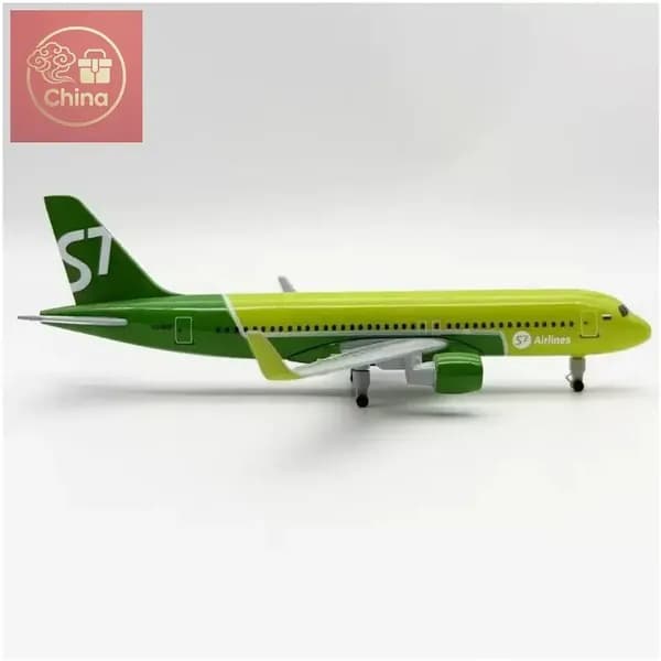 Премиуммасштабная модель A321neo S7 Airlines, собранная