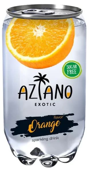 Газированный напиток Aziano orange 350 мл