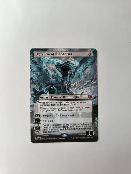 Портативные карты MTG Настройка и прокси Высокое качество без фольги Укин, глаз бури