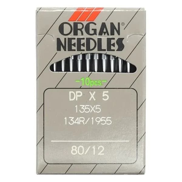 Иглы ORGAN DPx5 № 80 для промышленных швейных машин