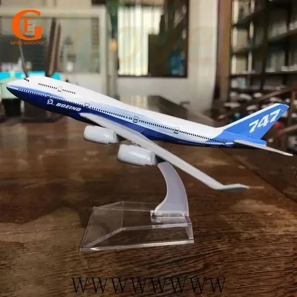 Металлическая Модель Самолета Боинг 747, B747