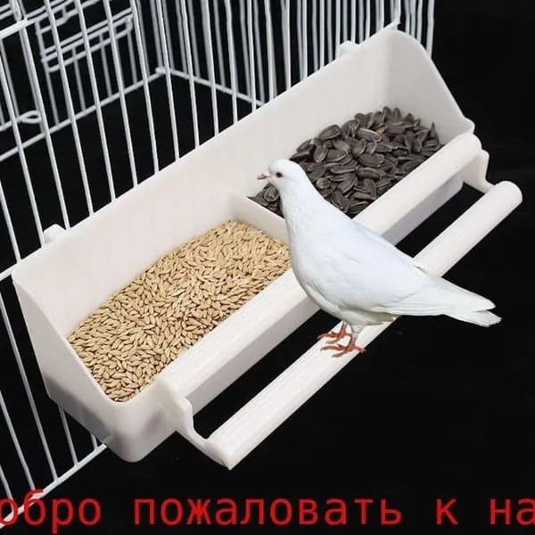 Кормушка для птиц, попугаев, птиц, кормушка для попугаев, пластиковый контейнер для воды, еды