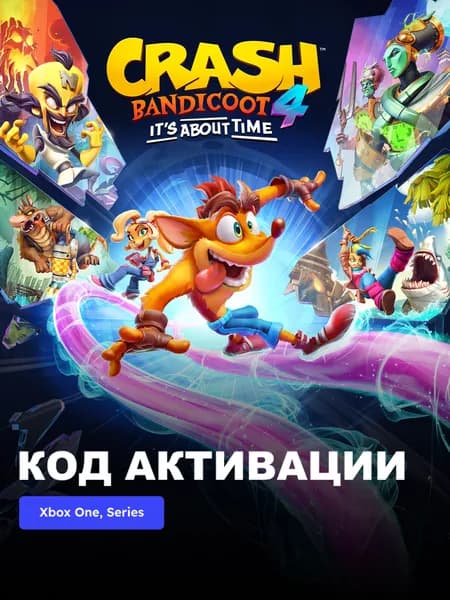 Игра Crash Bandicoot 4 It s About Time Xbox One, Xbox Series X S электронный ключ Аргентина