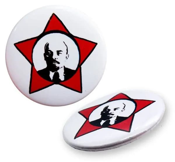 Значок Ленин 1920-1930 гг, сувенирный значок СССР