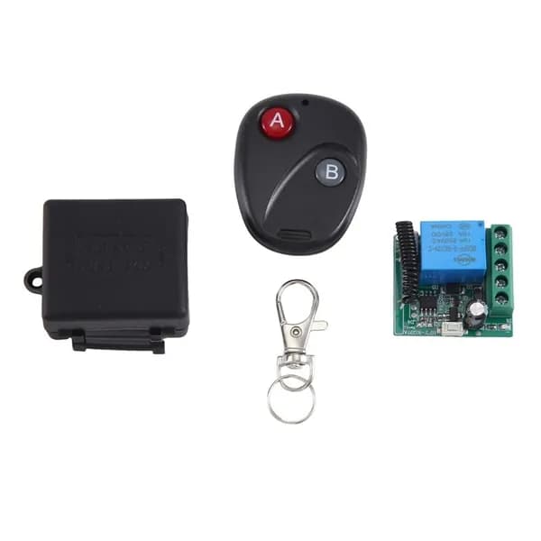 DC12V 27A 433MHZ 50M Дистанционное управление, электронный замок, двигатель, одиночный беспроводной пульт дистанционного управления, интеллектуальный контроллер