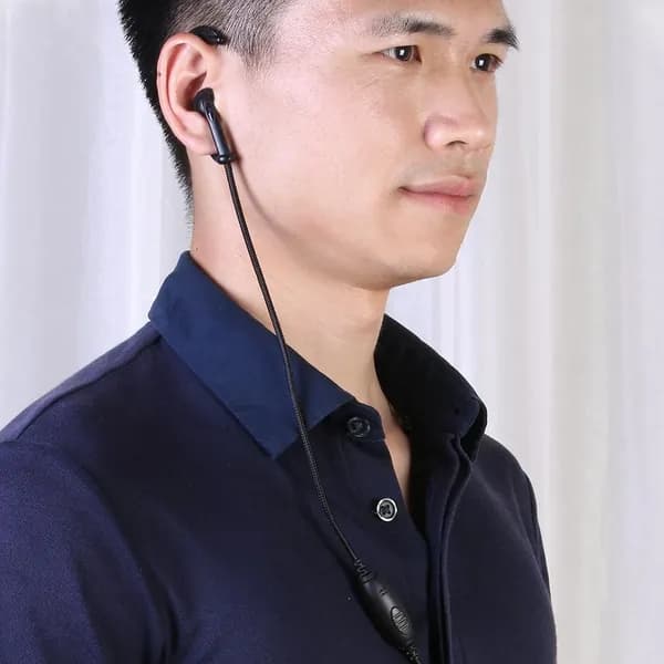 2Pin K Head плетеные наушники с наушниками для радио Kenwood Baofeng UV 5R