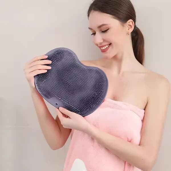 Щетка для мытья ног, силиконовая банная щетка, 1 шт.