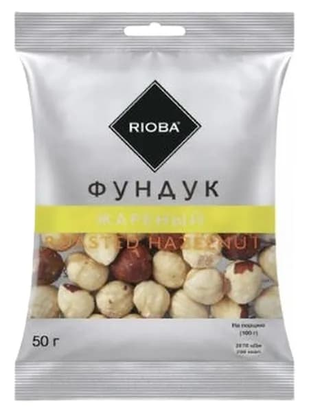 RIOBA Фундук жареный, 50г