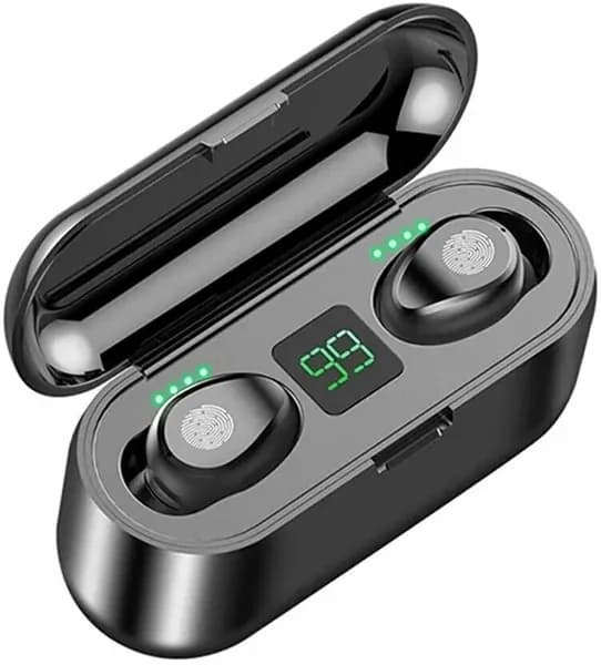 Наушники беспроводные с микрофоном, Bluetooth, черный