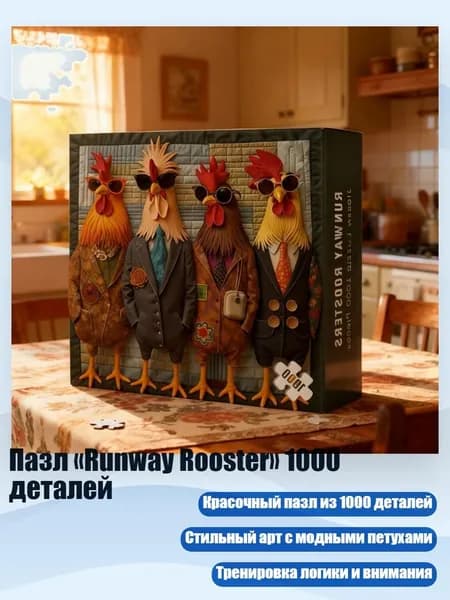 Пазл Runway Rooster 1000 деталей