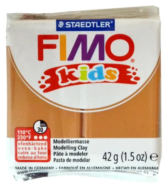 Глина полимерная FIMO, 42гр, цв.: светло-коричневый