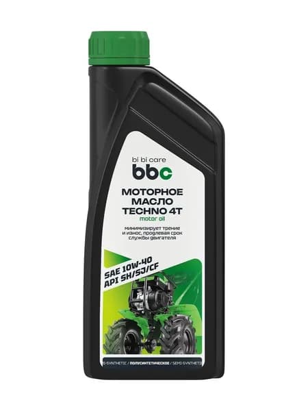 BiBiCare TECHNO 10W-40 Масло моторное, Полусинтетическое, 1 л