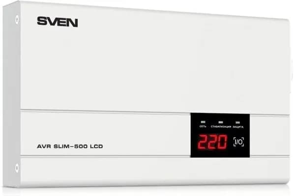 Стабилизатор напряжения Sven SLIM-500 LCD (SV-012809)