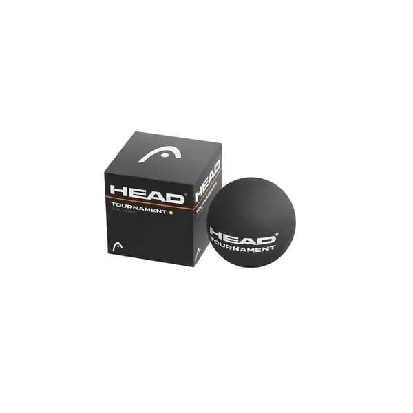Мяч для сквоша Head Tournament Ball 2 мяча 1 желтая точка