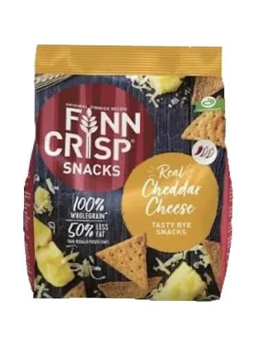 Ржаные хлебцы- снеки Finn Crisp со вкусом сыра чеддер, 150г (Финляндия)