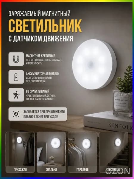 Настенный светильник, 3 Вт
